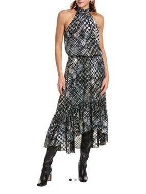 Ramy Brook | Dresses | Ramy Brook Eliza Halter Maxi Dress Blue Size L |  Poshmark